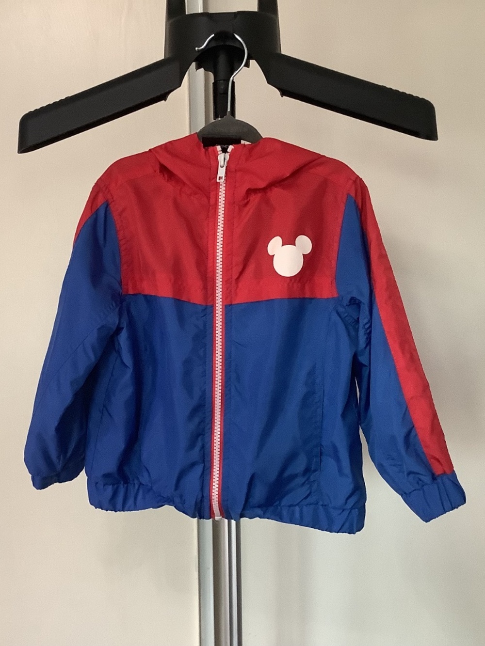 Cotton: On Toddler Baby Girl's Mickey Mouse Windbreaker Hooded Jacket Size 1-2